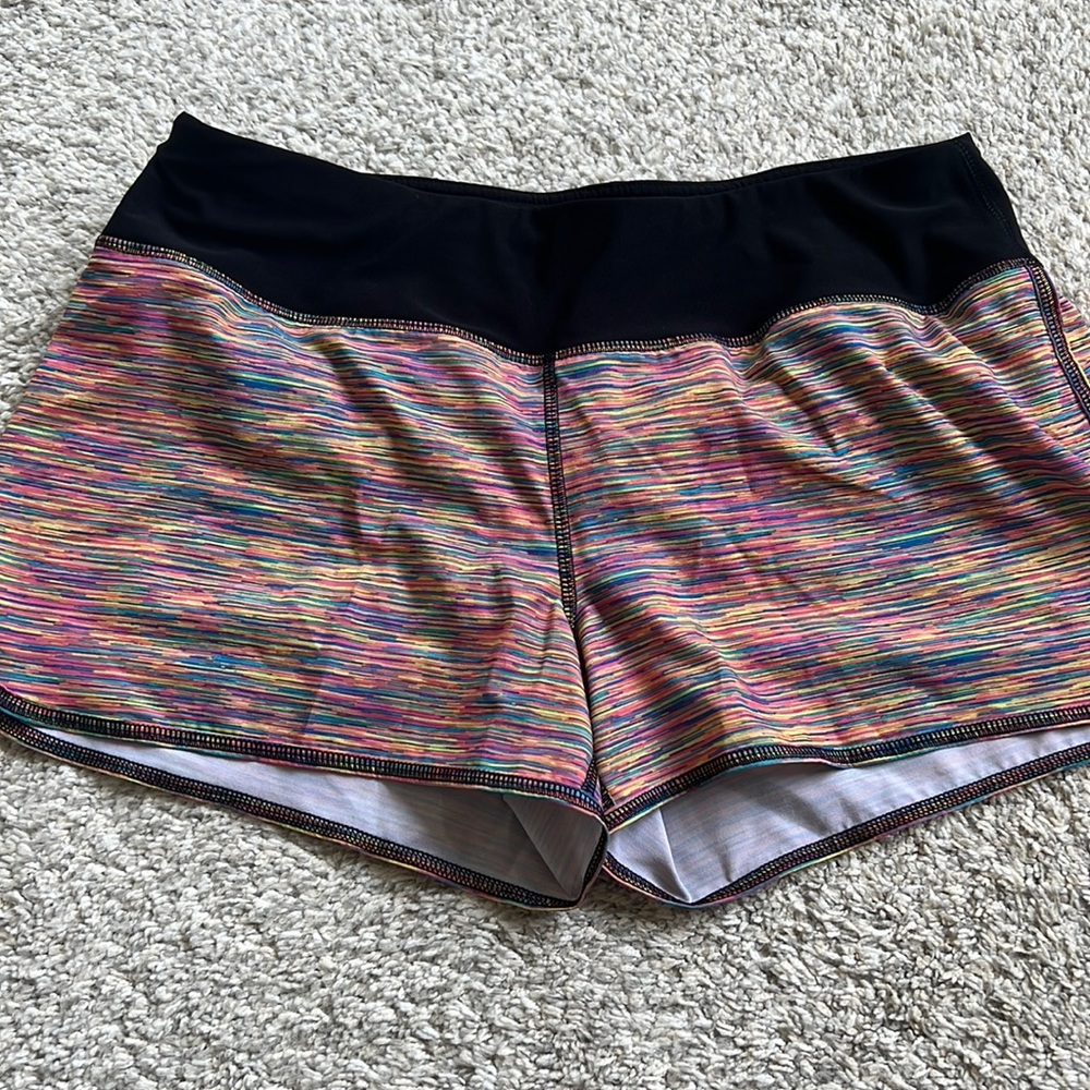 Ideology athletic shorts with zipper pocket & underwear